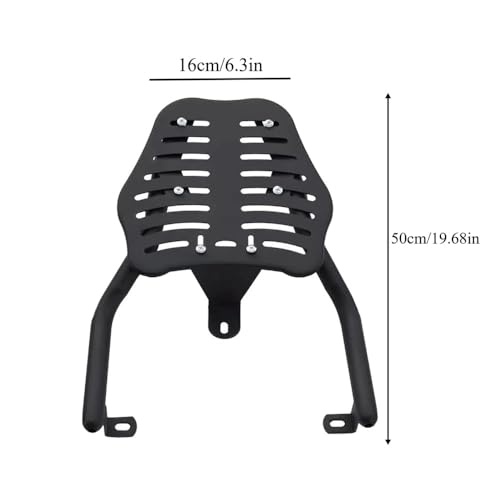 Porte-Bagages Moto Arrière Support Étagère Accessoires Fixation