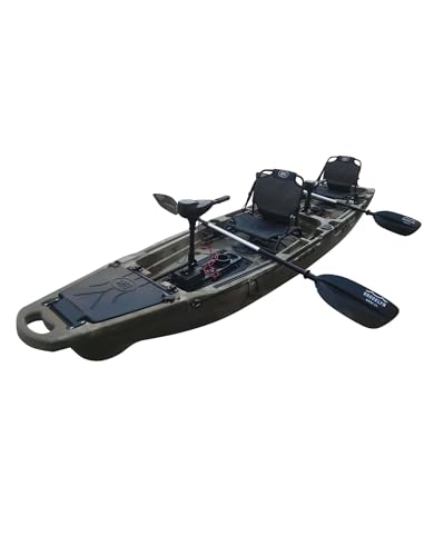 Brooklyn 14.0 Pro Motorized Tandem Kayak (PK14) (Green camo)