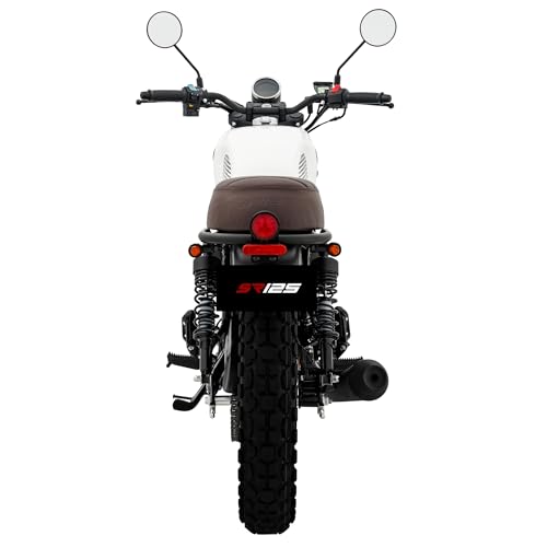 Image of KeeWAY SR 125 Dual Channel Abs Motorcycles /Bike White Booking for Ex-Showroom Price