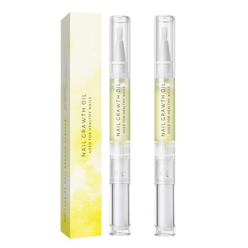Olio crescita unghie ringiovanenti | 2PC Serums trattamenti crescita delle unghie | Brighten Nails Care Products Oil Cuticolo | Idratura il rafforzamento delle escrementi soluzione unghies
