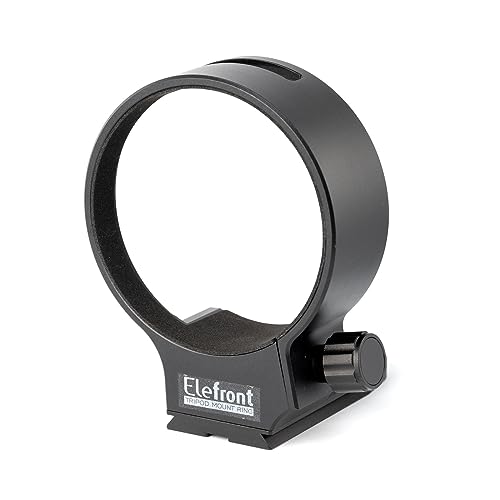 Elefront Tripod Mount Ring for Sigma 100-400mm f/5-6.3 DG OS HSM with Built-in Arca Type Quick Release Plate
