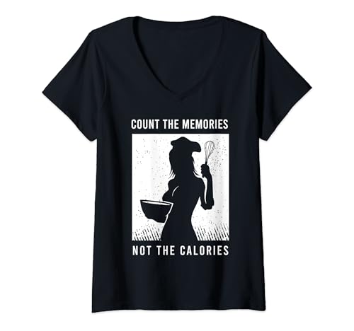 Mujer Divertido mensaje de chef para un chef Camiseta Cuello V