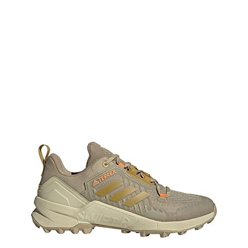 Image of adidas Men's Terrex Swift R3 Hiking Shoe, Beige Tone/Victory Gold/Flash Orange, 6.5 UK