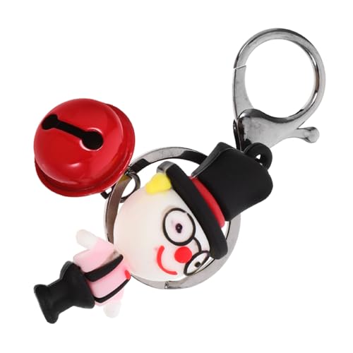 Alipis Silicone Clown Keychain Fun and Hanging Charm for Backpack Keyring Decor for Friends Collectors