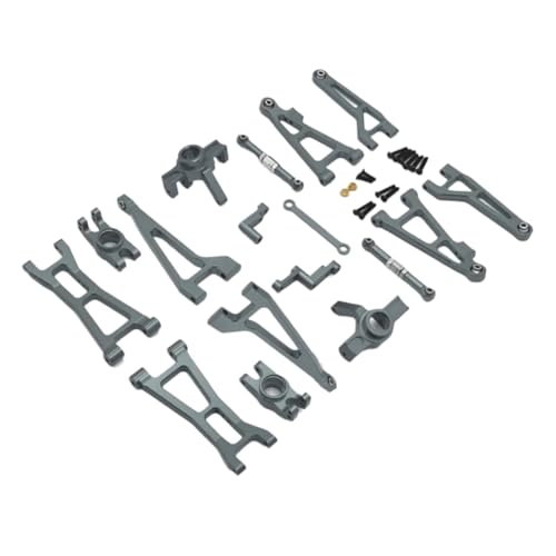 RC�J�[�p�[�c For Haiboxing For Hbx For SG1601 SG1602 16889 16889A 16890 1/16 RC �J�[�A�b�v�O���[�h�p�[�c�L�b�g�����T�X�y���V�����A�[���X�e�A�����O�J�b�v�����N���b�h�Z�b�g(Grey)