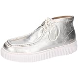 Absatz: Plateausohle Melvin & Hamilton Stiefeletten Damen Diana 1 Silber 40