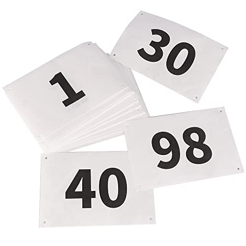 Xtacer Running Race Bibs Large Numbers With Safety Pins (Any 1-500) (1-200) #TOP2