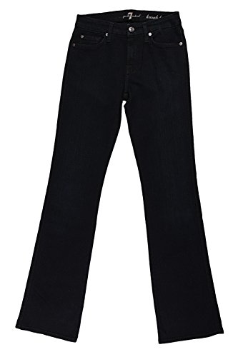 7 For All Mankind Women's Bootcut Jean in Rinsed Black Night