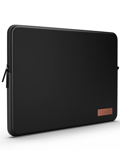 Image of FEDUS MONARC Designer Premium Vegan Leather Laptop Sleeve Bag Case 15.6 inch, Shockproof Office Laptop Cover Pouch Accessories Carrying Bag for MacBook, HP, Dell, Lenovo, Asus for Men & Women