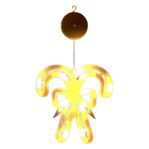 Luces para decoración navideña de ventana – Decoración estacional para casa con ventosas – Lámpara LED para decoración navideña de ventanas – Para boda, , exterior, dormitorio, cocina, balcón