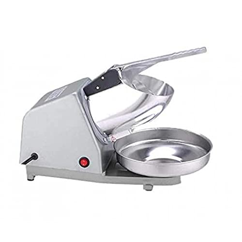 ALISSA380W Electric Ice Crusher Portable Smoothie Ice Shaver Snow Cone Maker 2200rm Ice Maker Machine 220V/50Hz Kitchen Applicances（gray）