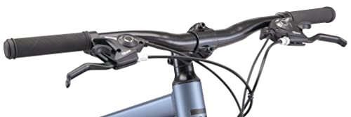 Mongoose Status Men And Womens Mountain Bike, 26-Inch Wheels, 21 Speed Trigger Shifters, Aluminum Frame, Dual Suspension, Front And Rear Disc Brakes, Slate Blue #TOP2