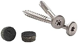 Pro Plug System for Fascia Plug and Screw Kit - Trex Winchester Grey Fascia Plugs and Stainless Steel Screws- 9 x 1-7/8 T-20 Star Dr- 100 Pieces