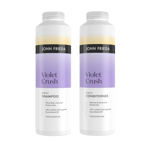 John Frieda Violet Crush Shampoo & Conditioner 500ml x2