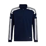 Capucha con cordón adidas SQ21 TR Top Y Sweatshirt, Unisex Kids, Team Navy Blue/White, 5-6A