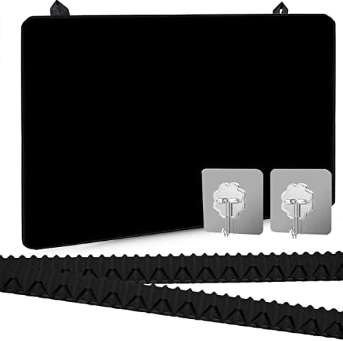 Stove Covers, Extra Large Stove Top Cover for electric, Thick Rubber Mat for Kitche Desktop Black Anti-Slip Coating Heat Resistant Square Pad Multipurpose Foldable Cooktop Cover