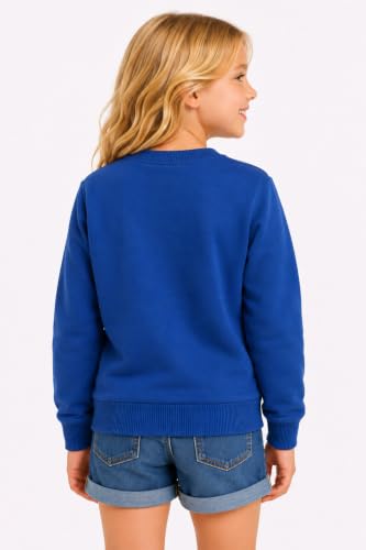 Image of DYCA By Bodycare Girls Full Sleeve Sweatshirt | Round Neck Comfortable Regular Fit | Casual Sweatshirt for Kids Everyday Wear