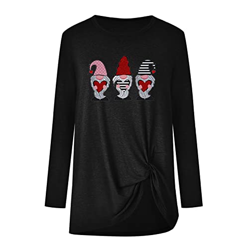 Goddess Accent Womens Graphic Printed Tees Aztec Vintage Geometric Ethnic Western Graphic Pullover Sweatshirt Long Sleeve Casual Tops Oversized Shirts T-Shirt Round Neck Valentine's Day #TOP1