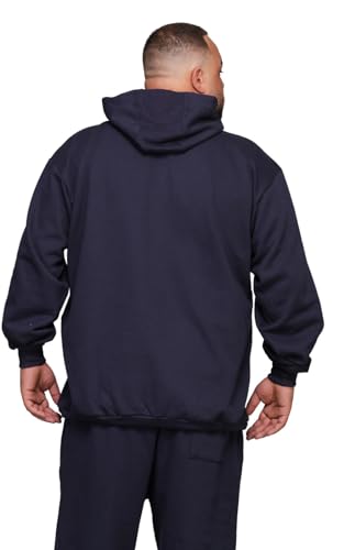 Conjunto Moletom Masculino Blusa Canguru e Calça Moletom Premium Plus Size (BR, Numérico, 54, Plus S