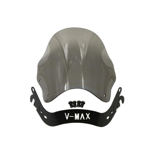 Pare-Brise de Moto en Plastique ABS avec Support Fixation pour V-Max VMAX 1200 et 1300 1985-2007 - 2