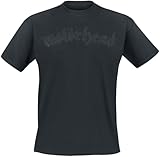 Motörhead Black On Black Logo Hombre Camiseta Negro M 100% algodón Regular