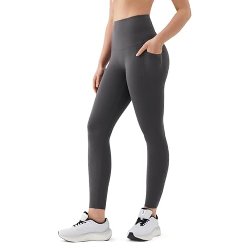 K-Swiss Workout Leggings for Women - No Front Seam High Waist Stretchy Soft Yoga Pants Gym Casual