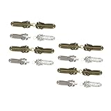 Boucle de cape - clip est fait d'un matériau en alliage, durable, robuste, et digne de confiance, bouton de col vintage