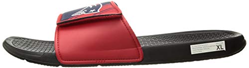 Image of FOCO mens NFL Team Logo Legacy Sport Slide Sandals