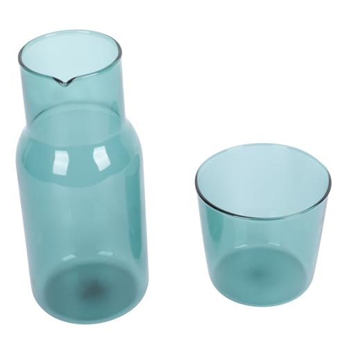 Set vaso y tetera de vidrio resistente al calor