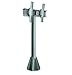 7FT Outdoor Pedestal Mount Slvr for 32-65IN Flat Panel Screens