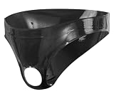 The Latex Collection Herren 29103301151 Tanga, Schwarz (Nero 001), S-L EU