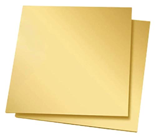 Plaque de laiton rouleau métal feuille mince 100x100mm pour soudage