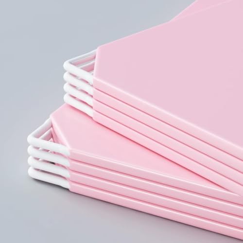 Image of Foldable Plastic Wardrobe for Clothes - Baby Cupboard for Clothes Storage, Wardrobe for Kids, Plastic Almirah, Collapsible Wardrobe for Kids Livingroom & Home (KTQ1-Pink )