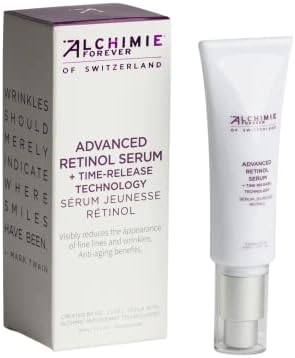 Alchimie Forever Advanced Retinol Serum with Time Release Technology | Reduces the Appearance of Fine Lines, Wrinkles & Age Spots | 1oz
