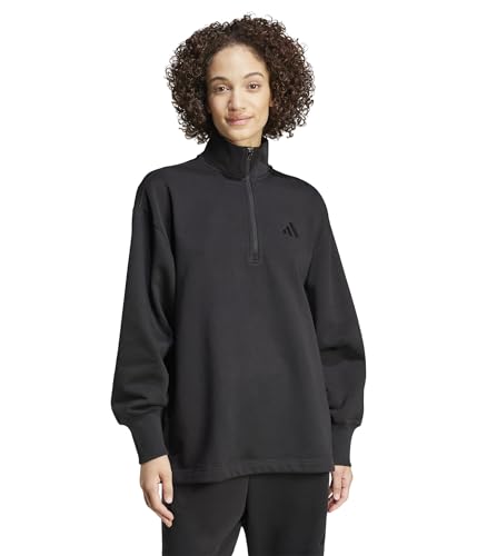adidas Women's All Szn Fleece Oversized Quarter-Zip