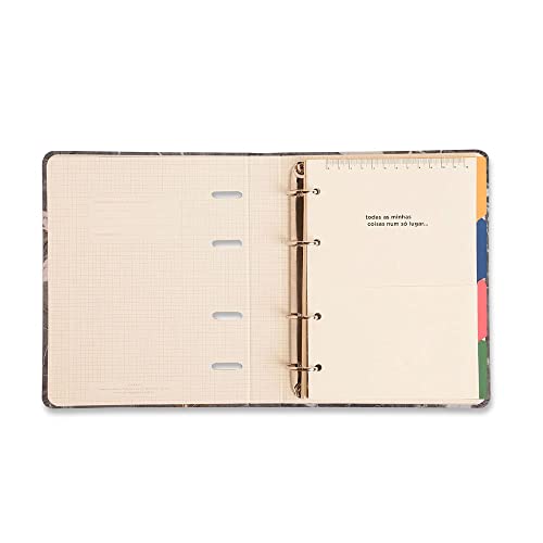 Caderno Criativo Argolado Office Duo Oceano Pautado & Pontado A5 Mergulho, Cicero 3 31bCMPRj3FL