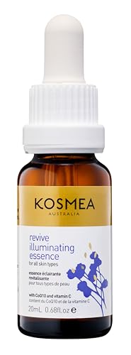 Kosmea Revive Illuminating Essence Hydrating Face Oil for All Skin Types 20ml Superfine Facial Oil | Vitamin C Oil for Face | Organic Face Oil | Daily Routine Face Care Kit