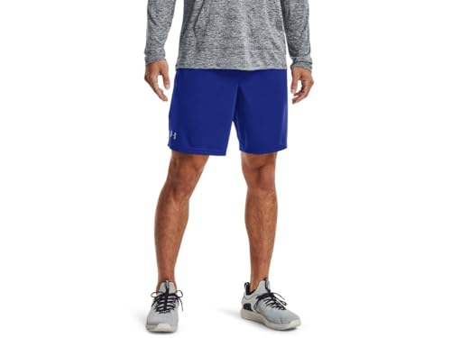 Short Under Armour Tech Mesh homme bleu royal vêtement entraînement fitness léger taille L