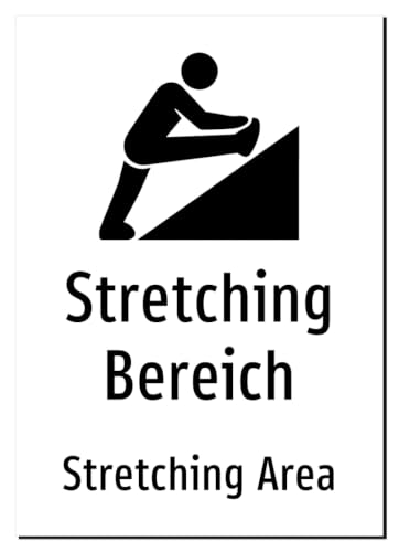 52848-DEEN-S-10 | Stretching Bereich/Stretching Area Schild