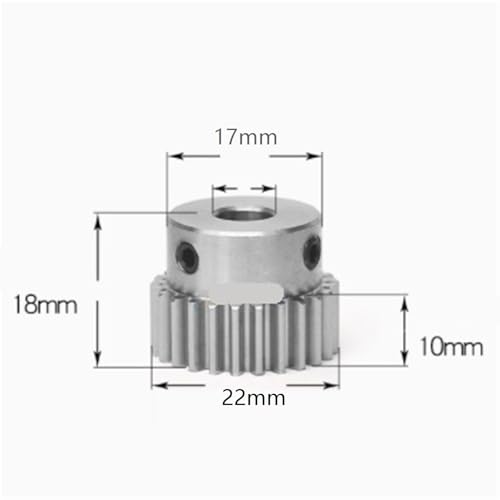 Image of 2pcs 1Mod 12x12x500mm High Precision Spur Rack Steel +2pcs 1 Mod Lathe Gear Pinion(20Teeth 10mm)