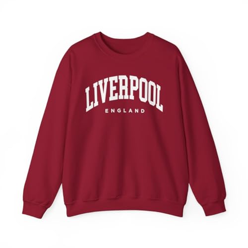 Liverpool England Adult Unisex Crewneck Sweatshirt
