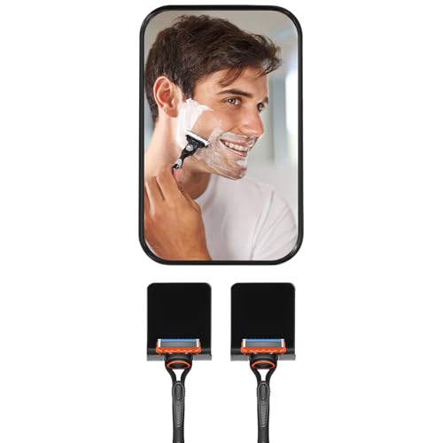 Fgmiawmist Shower Mirror Anti-Fog Shaving Mirror 4.1 * 6.5 Inch A