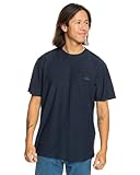 Classique Quiksilver Homme Slub Roundneck Sweatshirt À Capuche, Navy Blazer, S EU