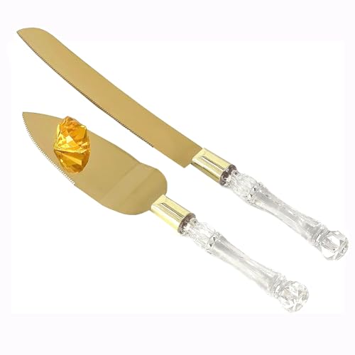 Adorox Crystal Handle Cake Set