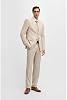 BOSS Hombre Kensington Derb Zapatos Derby de Cuero con Suela de Goma, Talla, Marrón Medio, 11 4