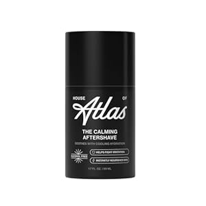 Calming Aftershave for Men, Hydrating & Soothing Post-Shave Lotion with Aloe, Chamomile & Witch Hazel, Alcohol Free, Lightweight, Restores Skin Barrier & Softens Stubble, 1.7 Fl. Oz