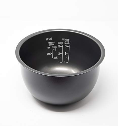 Zojirushi Original Replacement Nonstick Inner Cooking Pan for Zojirushi NS-YAC10/YSQ10/YMH10 5-Cup Rice Cooker only
