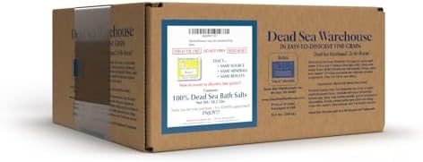 Dead Sea Warehouse – 100% Dead Sea Mineral Bath Salts – Great for...