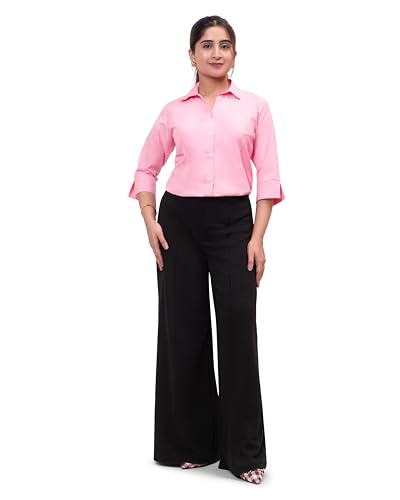 Image of ESTA Women 3 /4 Sleeve Stylish Western Official Formal Shirts Regular fit Shirts for Women