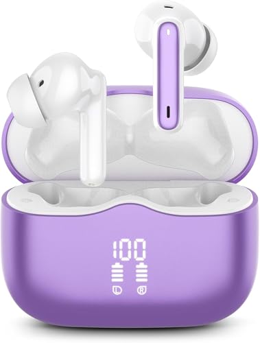 xinwld Bluetooth Kopfhörer, Noise Cancelling, Kopfhörer Kabellos Bluetooth 5.3 In Ear Kopfhörer mit 4 ENC Mic, Deep Bass,IP7 Waterproof, Wireless Headphones, 40 Hours Wireless Earbuds